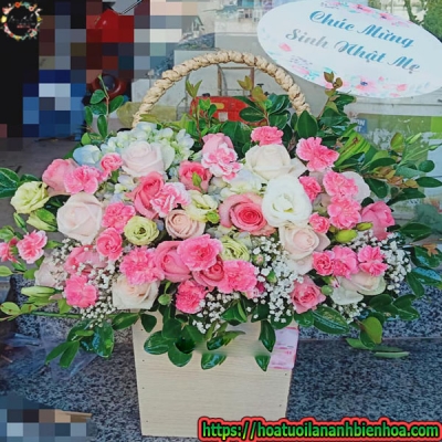 Giỏ hoa tươi đẹp Biên Hòa 1 (BH:01)