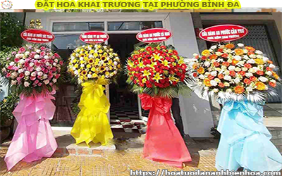 ĐẶT HOA KHAI TRƯƠNG GIÁ RẺ TẠI PHƯỜNG BÌNH ĐA