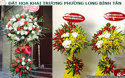 ĐẶT HOA KHAI TRƯƠNG GIÁ RẺ  TẠI PHƯỜNG LONG BÌNH TÂN