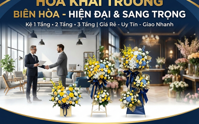 Kệ hoa mừng khai trương 1 tầng, 2 tầng, 3 tầng giá rẻ
