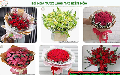 NHỮNG BÓ HOA TƯƠI 100K TẠI BIÊN HÒA