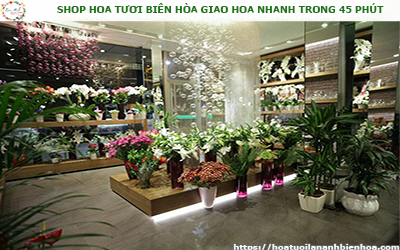 Shop hoa tươi Biên Hòa giao hoa nhanh trong vòng 45 phút tại khu vực 