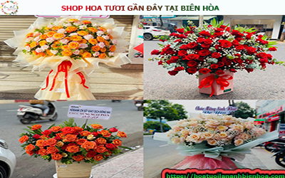 SHOP HOA TƯƠI GẦN ĐÂY TẠI BIÊN HÒA