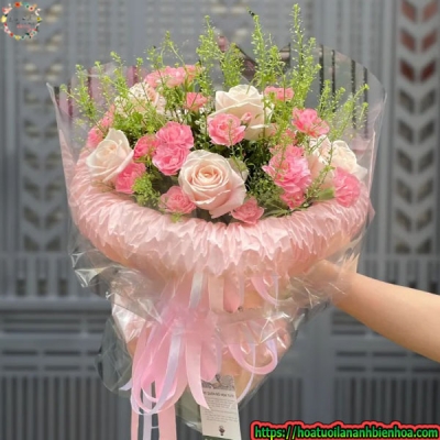 Bó Hoa Hồng Sinh Nhật Giá Rẻ Đẹp FFB-LA17