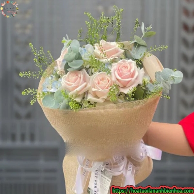 Bó Hoa Tú Cầu Kem Dâu FFB-LA21