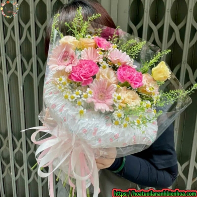 Hoa Sinh Nhật Sweet Baby (hoa tươi giá rẻ Biên Hòa)