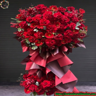 Kệ hoa khai trương Bình Minh