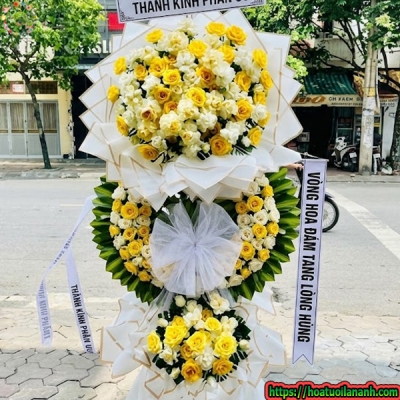 Hoa viếng đám tang Long Hưng