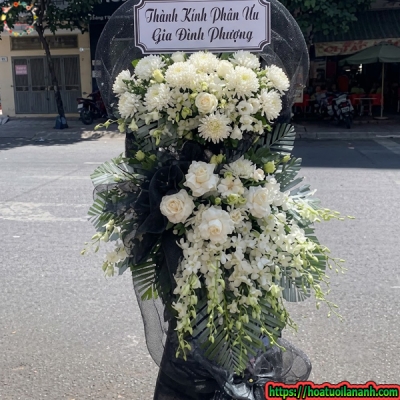 Hoa viếng đám tang Long Thành