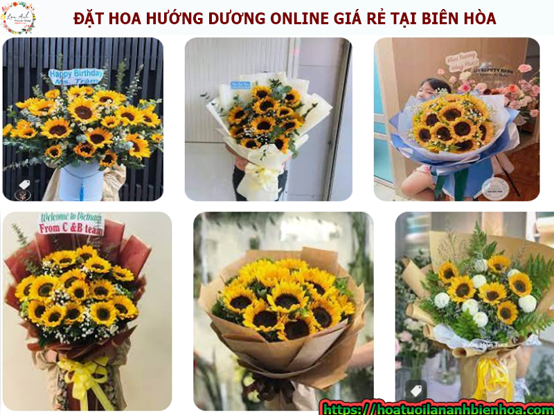 Đặt hoa hướng dương online tại Tam Hiệp, Biên Hòa, Đồng Nai